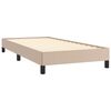 vidaXL Cadre de lit sans matelas cappuccino 90x190 cm similicuir