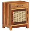 vidaXL Table de chevet 40x30x50 cm Bois de r&eacute;cup&eacute;ration massif