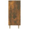 vidaXL Buffet chêne fumé 90x34x80 cm bois d'ingénierie
