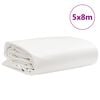 vidaXL B&acirc;che blanc 5x8 m 650 g/m&sup2;
