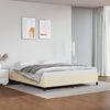 vidaXL Cadre de lit sans matelas cr&egrave;me 180x200 cm similicuir