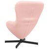 vidaXL Fauteuil &oelig;uf Rose 63 x 73 x 90 cm tissu