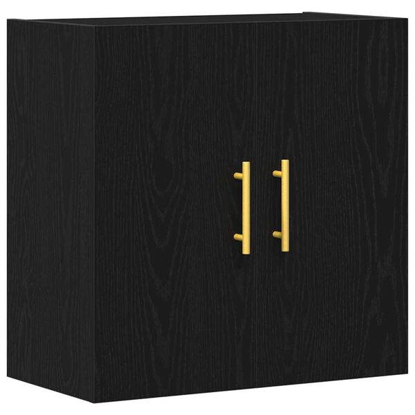 vidaXL Meuble mural Chêne noir 60 x 31 x 70 cm Bois d'ingénierie