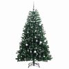 vidaXL Sapin de No&euml;l artificiel articul&eacute; 300 LED et boules 240 cm