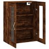 vidaXL Armoire murale ch&ecirc;ne fum&eacute; 69,5x34x90 cm