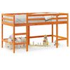 vidaXL Lit mezzanine d'enfants sans matelas avec &eacute;chelle 80x200 cm