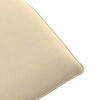 vidaXL Chaise longue pliante beige 175x54x8,5 cm tissu oxford