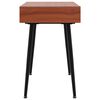 vidaXL Bureau d'ordinateur avec tiroir marron 110x50x75 cm
