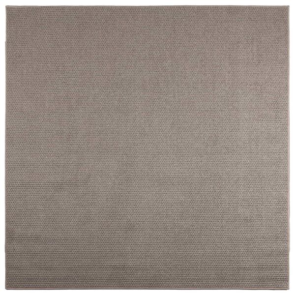 vidaXL Tapis de surface Carr&eacute; LUGO Taupe 200 x 200 cm Polyester
