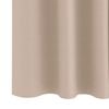 vidaXL Rideaux occultants avec anneaux 2 pcs Taupe 140 x 140 cm
