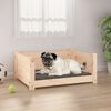vidaXL Lit pour chien 65,5 x 50,5 x 28 cm Bois de pin massif