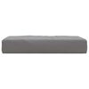 vidaXL Coussin de palette gris 60x60x9,5 cm tissu oxford