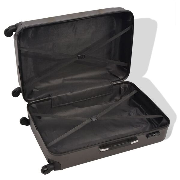 vidaXL Ensemble de valises à roulettes quatre pièces Anthracite