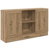 vidaXL Buffet ch&ecirc;ne artisanal 120x30,5x70 cm bois d'ing&eacute;nierie