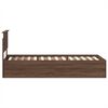 vidaXL Cadre de lit Ch&ecirc;ne brun 75 x 190 cm Bois d'ing&eacute;nierie