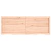 vidaXL Dessus de table 140x50x(2-4) cm bois de ch&ecirc;ne massif non trait&eacute;