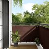 vidaXL &Eacute;cran de balcon marron 90x700 cm 100% polyester oxford