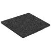 vidaXL Tapis de patio en granulat de caoutchouc Noir 9 x 9 x 0,3 cm