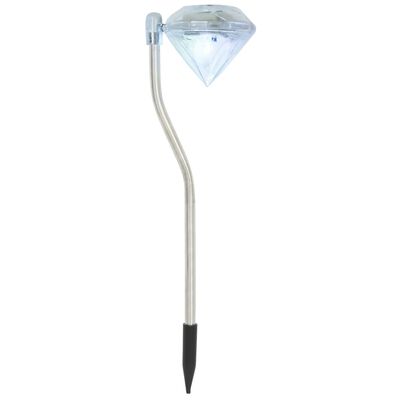 vidaXL Lampes à LED solaires de jardin 6 pcs 9x7,8x29,5 cm
