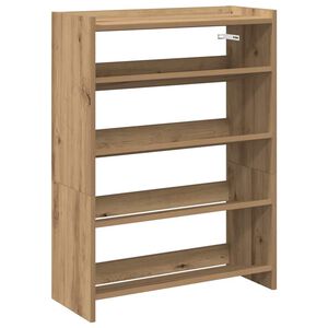 vidaXL &Eacute;tag&egrave;re &agrave; chaussures ch&ecirc;ne artisanal bois d'ing&eacute;nierie