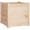vidaXL Jardini&egrave;res d'ext&eacute;rieur 2 pcs 50x50x50 cm bois de pin massif