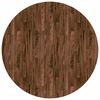 vidaXL Plateau de table Marron fonc&eacute; &Oslash; 70 x 4 cm Bois de ch&ecirc;ne massif