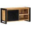 vidaXL Meuble TV 80x30x40 cm bois massif de manguier brut
