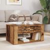 vidaXL Table basse Bois Ancien 80 x 50 x 40 cm Bois d'ing&eacute;nierie