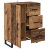 vidaXL Buffet Bois Ancien 69,5 x 34 x 90 cm Bois d'ing&eacute;nierie et fer