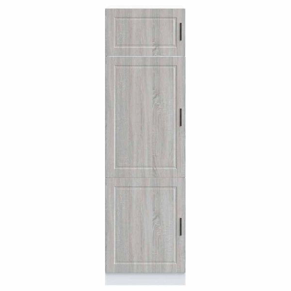 vidaXL Armoire de cuisine Porto sonoma gris bois d'ing&eacute;nierie