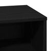 vidaXL Cabinet de chevet 2 pcs Ch&ecirc;ne noir 50 x 34,5 x 50 cm.
