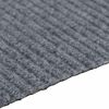 vidaXL Tapis Couloir Gris clair 100 x 300 cm tissu