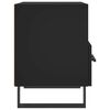 vidaXL Tables de chevet 2 pcs noir 40x35x47,5 cm bois d’ingénierie