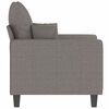 vidaXL Fauteuil Taupe 60 cm Tissu