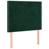 vidaXL Cadre de lit sans matelas vert fonc&eacute; 120x190 cm velours