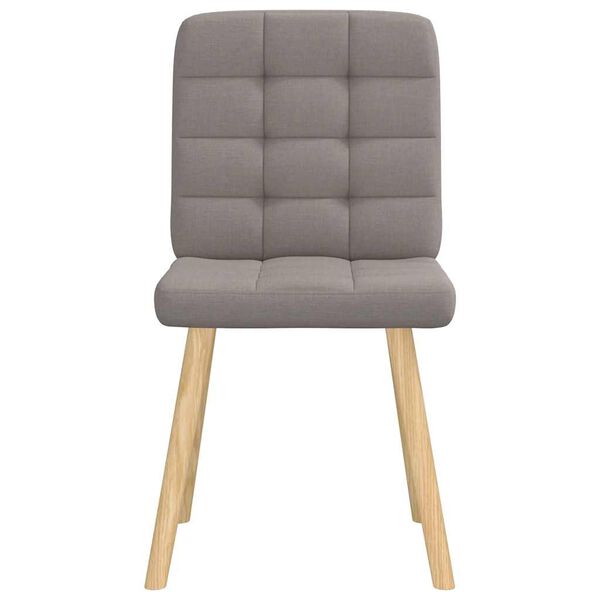 vidaXL Chaises à manger lot de 6 taupe tissu