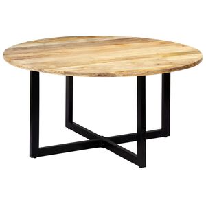vidaXL Table de salle &agrave; manger 150x73 cm Bois de manguier solide