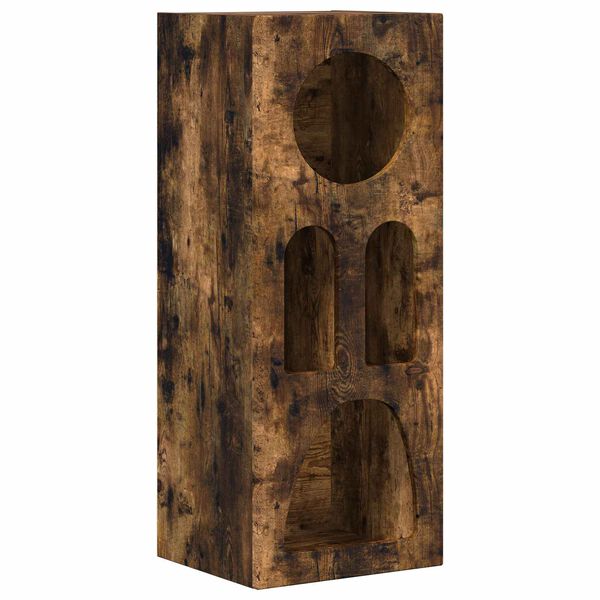 vidaXL Buffet Ch&ecirc;ne fum&eacute; 40 x 35 x 100.5 cm Bois d'ing&eacute;nierie
