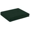 vidaXL Tissu de Table ovale Vert fonc&eacute; 160 x 220 cm Polyester