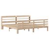 vidaXL Cadre de lit avec t&ecirc;te de lit sans matelas 180x200 cm