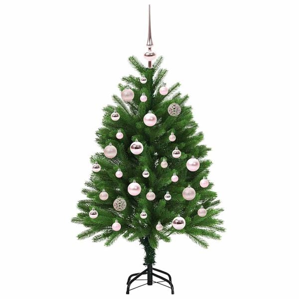 vidaXL Sapin de Noël avec 150 LED avec support Vert 120 cm PE