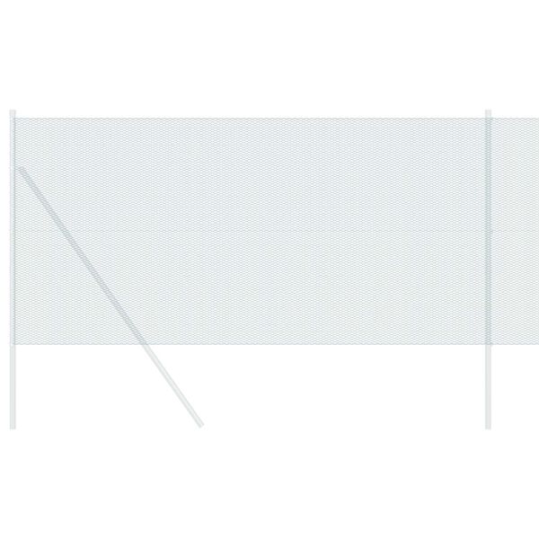 vidaXL Cl&ocirc;ture hexagonale Vert 1,4 x 10 m PVC