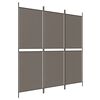 vidaXL Cloison de s&eacute;paration 3 panneaux Anthracite 150x200 cm Tissu
