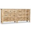 vidaXL Buffet Bois de manguier solide 200x40x90 cm