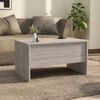 vidaXL Table basse sonoma gris 80x50x42,5 cm bois d'ingénierie