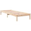 vidaXL Cadre de lit extra long sans matelas 90x220 cm bois massif pin