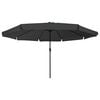 vidaXL Parasol de jardin Anthracite 395 x 395 x 245 cm