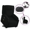 vidaXL Fauteuil de massage inclinable Noir Tissu