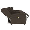 vidaXL Fauteuil de massage inclinable porte-gobelets 4 places marron