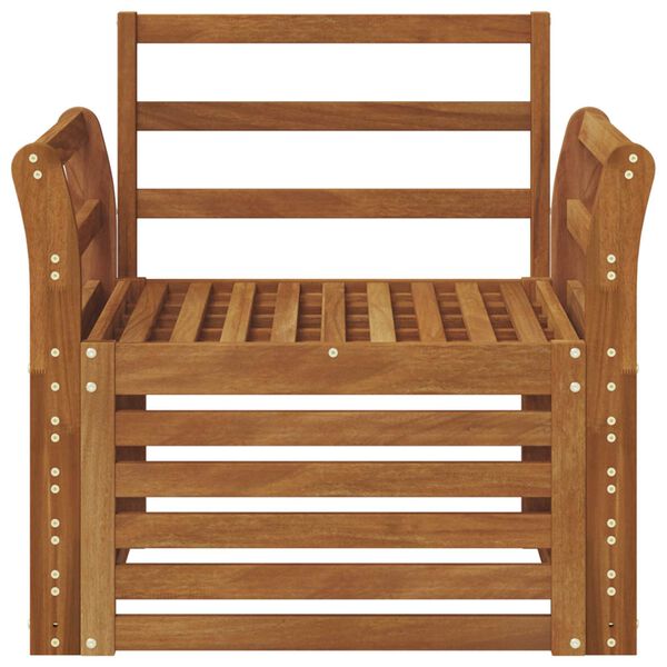 vidaXL Ensemble de canap&eacute;s d'ext&eacute;rieur Naturel 75,5 x 63 x 73 cm